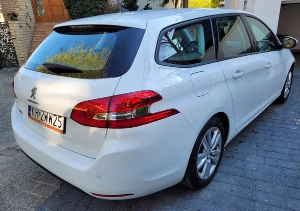 Peugeot 308 cena 36000 przebieg: 162000, rok produkcji 2017 z Kraków małe 232